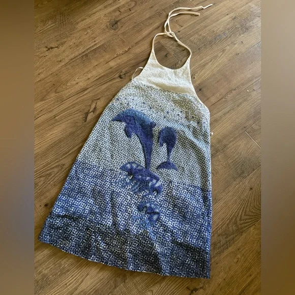 RARE NWOT Staud Beaded Dolphin Mini Dress Size X-Small - Picture 4 of 7